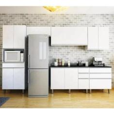 Cozinha Compacta 6 Peças 10 Portas 7 Gavetas Top Class - Batrol Móveis