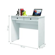 Escrivaninha 2 Gavetas Saturno Branco