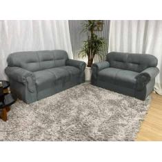 Sofá 2 e 3 Lugares Cinza 605 Viena - Alpoim
