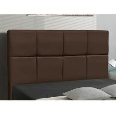 Cabeceira Roma para Cama Box Queen 160 cm material sintético I02 - D'R