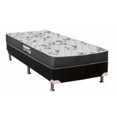 Cama Box Solteiro: Colchão Anatômico Herval D28/EP Ortopedic Black+ Ba