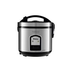 Panela Elétrica De Arroz Philco Ph5p Visor Glass Inox - Preto 220v