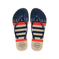 Chinelo Havaianas Slim Nautical 4137125 33/40-Feminino