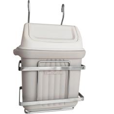 Lixeira de Pendurar Com Suporte de Inox 6,5 litros Cozinha