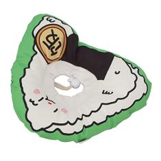 Coleira de cone para animais de estimação, anel de vergonha para animais de estimação com cordão leve ajustável formato bonito PP algodão elástico para gatos para recuperação (M)