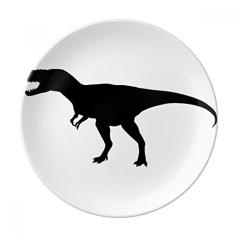 Prato de osso de Dinossauro em Miniatura Decorativo de Porcelana Salver Prato de Jantar