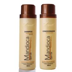 Kit Shampoo E Condicionador Mandioca Aramath 380Ml