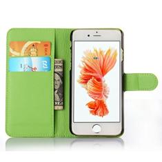 Capa para iPhone 6/iPhone 6S Carteira de Couro Flip Capa para iPhone 6/iPhone 6S Capa de proteção de telefone A capa com design simplificado