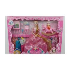 Brinquedo de boneca para meninas com acessórios