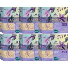 6UN Sabonete Vegetal Lavanda Brasileira 170g Davene