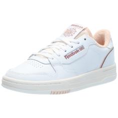 Reebok Tênis feminino Phase Court, branco/rosa, 38