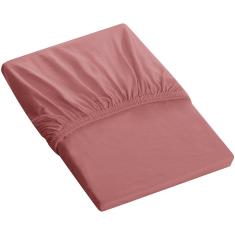 Lençol Tecebem Solteiro King Malha C/ Elástico Liso 100mx203mx40cm Rose