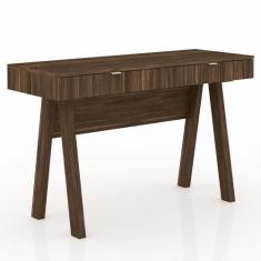 Escrivaninha ME4128 para Home Office Nogal - Tecno Mobili