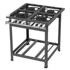 Fogão Industrial Itajobi 4 Bocas com 2 Bocas Duplas Baixa Pressão Ativo P7