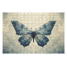 Quebra-cabeça Cognitivo Borboleta ul 300 peças MDF - Coleção Tea & Amo