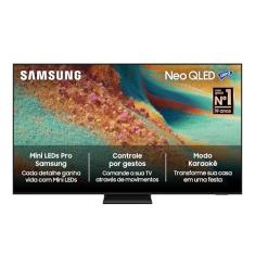 Samsung Vision AI TV 55" NEO QLED Ultra 4K QN85F 2025, Mini LED, Processador com AI, Controle por Gestos, Modo AI, Painel até 144hz, Dolby Atmos®