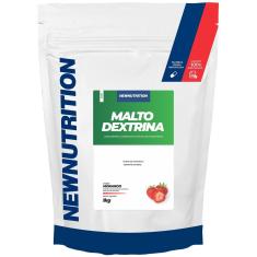 Maltodextrina 1Kg Morango NewNutrition-Unissex