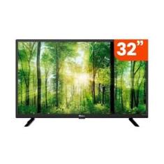 Smart TV 32&quot; LED HD Philco, PTV32G52S, Áudio Dolby, Conversor Digital, WI-Fi, HDMI, USB Preta
