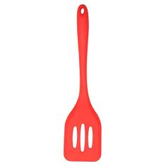 Mimo Style Utensílios Espátula Vazada de Silicone, Vermelho, 29.5 x 7 cm