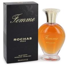 Perfume Feminino Femme Rochas 100 Ml Eau De Toilette