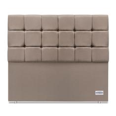 Cabeceira Amur Linho Bege Casal (12x140x125) - Ortobom