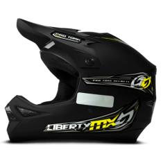 CAPACETE OFF ROAD PRO TORK LIBERTY MX PRO PRETO FOSCO TAM. 60