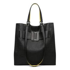 Sacolas de trabalho de grande capacidade para mulheres de couro PU bolsas grandes e bolsas de ombro femininas, A