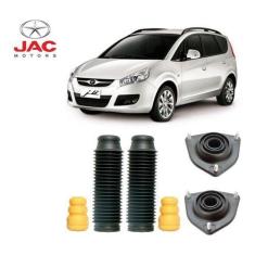 Par Kit Coxim Batente Amortecedor Dianteiro Jac J6 2011 2012 2013 2014