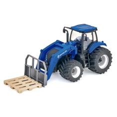 Trator New Holland T8 Implemento Empilhadeira - Usual - Usual Brinqued