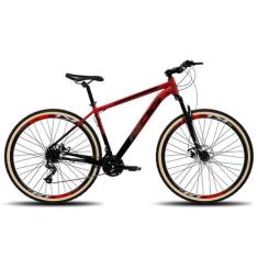 Bicicleta Aro 29 KOG 24v Com Shimano Freio Disco Hidráulicos, Preto de