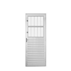 Porta Postigo Aluminio Brilhante 2.10 x 0.80 - Hale