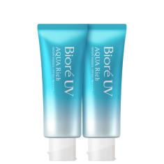 Kit Bioré Aqua Rich Watery Essence FPS 50 - Protetor Solar Facial e Corporal (2 Unidades)