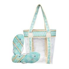 Bolsa Feminina Impermeavel Com Chinelo Iate Magicc Bolsas