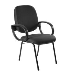 Cadeira Escritório Coletiva Auditório Hotel Fixa Estofada com Braço Or