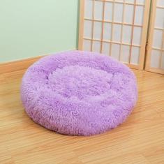 KAIJIE Cama de cachorro para cães extra – Cama lavável para animais de estimação, antiderrapante, redonda, fofa, para cães, 100 cm de diâmetro