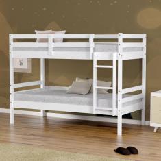 Beliche Infantil Dreams Madeira Maciça Branco Megamobilia