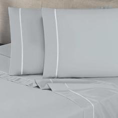 Jogo de Cama Sofist Ponto Palito 3 Peças Solteiro Micropercal 400 fios