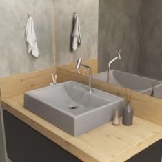 Kit Cuba RT49 com Torneira Pratika 1060 Metal 1/4 Volta Compace