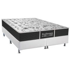 Cama Box Queen: Colchão Molas Bonnel Probel Prolastic ProDormir Sleep 