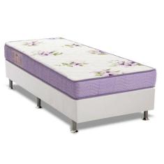Cama Box Solteiro: Colchão Espuma Ortobom Physical Super Resistente + 