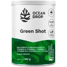Green Shot Vitaminas A E B12 Antioxidante Natural Ocean Drop