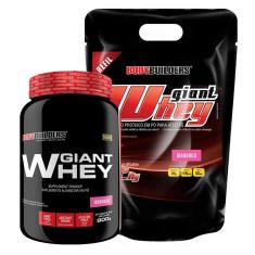 Kit Giant Whey 2 kg Refil - Bodybuilders + Giant Whey 908 g - Bodybuilders-Unissex
