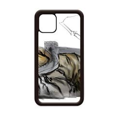 Capa chinesa O ótimo padrão de parede para iPhone 12 Pro Max para Apple Mini Mobile Case Shell