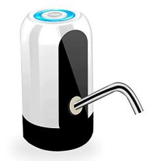 Bebedouro Bomba Elétrica Para Garrafão Galão Água Recarregável com Adaptador USB Cor:Branco (UT)