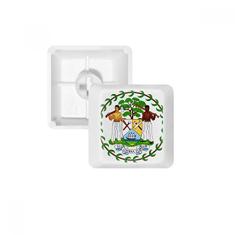 Belize National Emblem Country Teclado Mecânico PBT Kit de Atualização para Jogos
