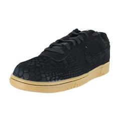 Nike Tênis masculino Big Low Lux, Preto/Preto/Castanho Claro/Cinza Lobo, 42