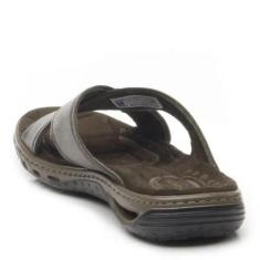 Chinelo Sandália Masculino Pegada Couro 131661 Original, 40, Marrom