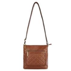 Bolsa tiracolo de couro Bia Feminina-Feminino