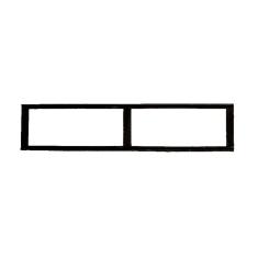 Caixilho Para Grelha Ferro Fundido Captação Esgoto 15x50cm