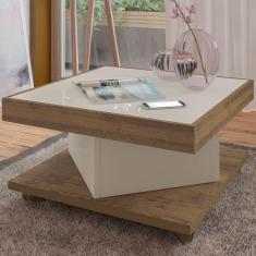 Mesa De Centro Saara Pinho/off White - Artely